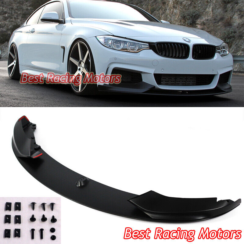 For 2014-2020 BMW F32 F33 F36 4-Series Performance Style Front Bumper Lip (PP)