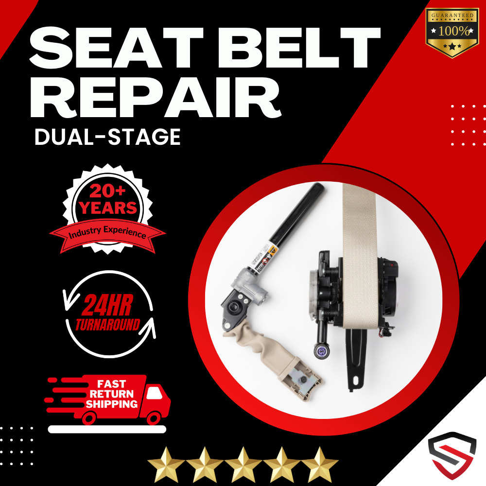 SEAT BELT REPAIR SERVICE DUAL STAGE - FOR ALL MAKES & MODELS - ⭐⭐⭐⭐⭐ 24HRS