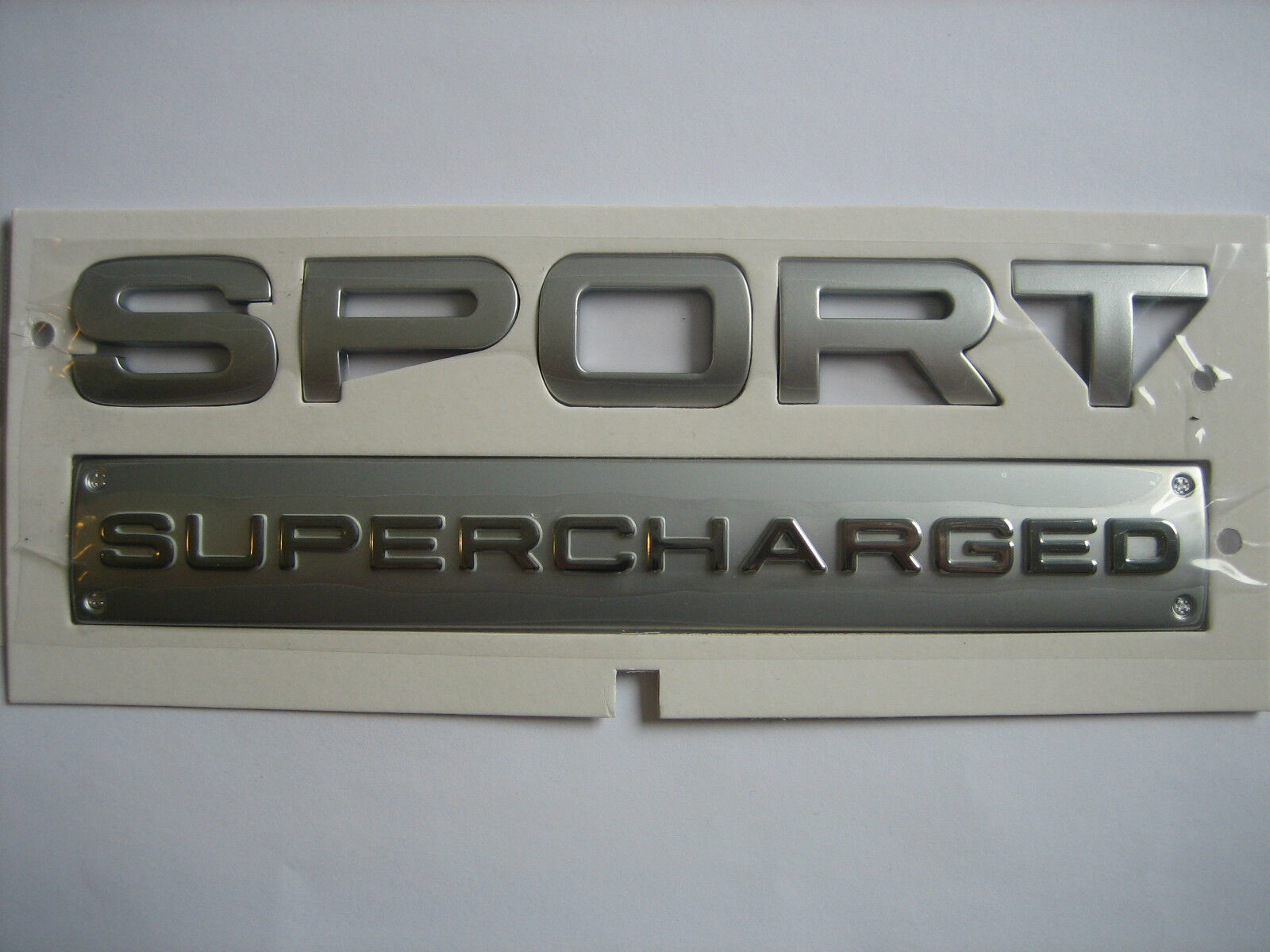 Range Rover Sport Supercharged Tailgate Badge Emblem Plate Genuine LR020509