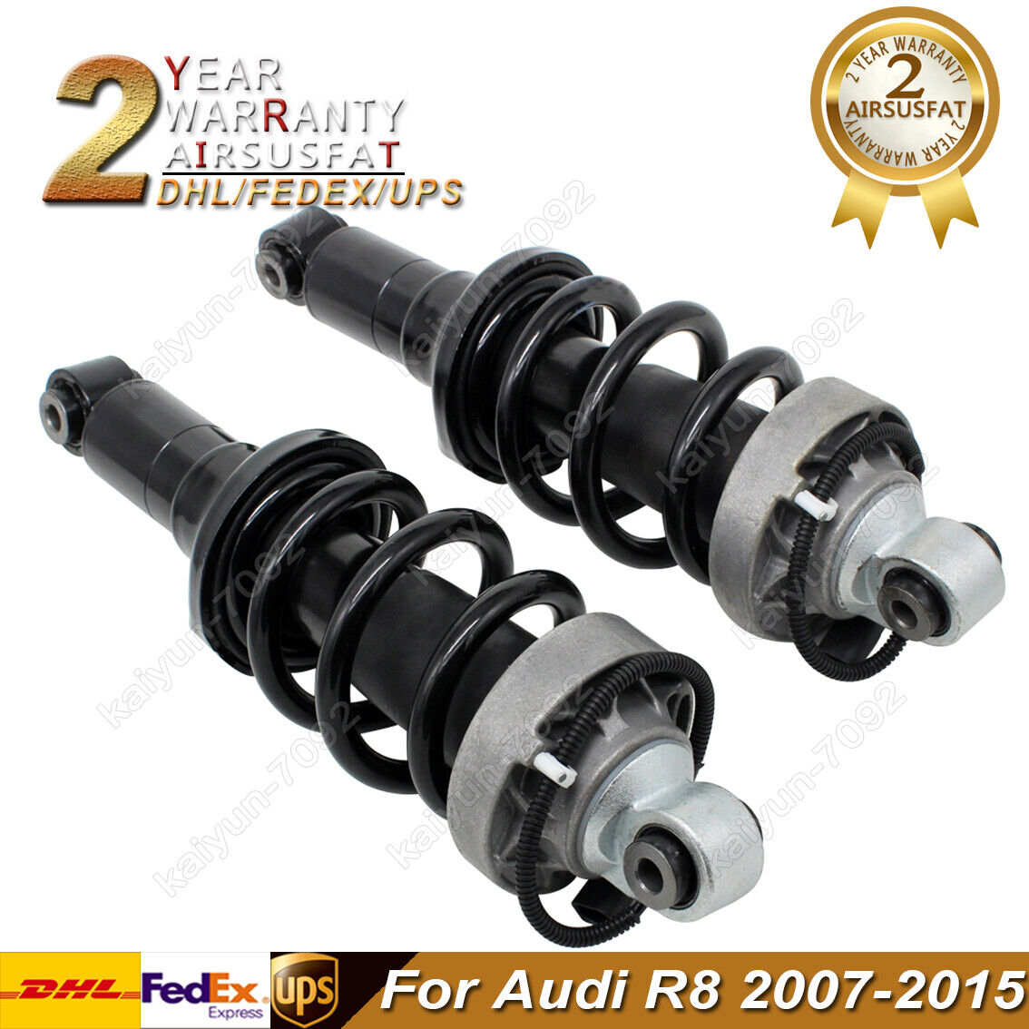 2X Front Air Suspension Shock Absorbers For Audi R8 420412019AH 420412020AH New
