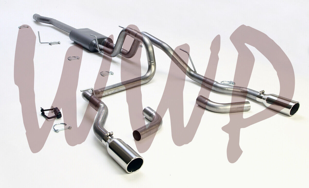 Stainless Steel Dual CatBack Exhaust System 05-08 Dodge Ram 1500 Mega Cab 5.7L
