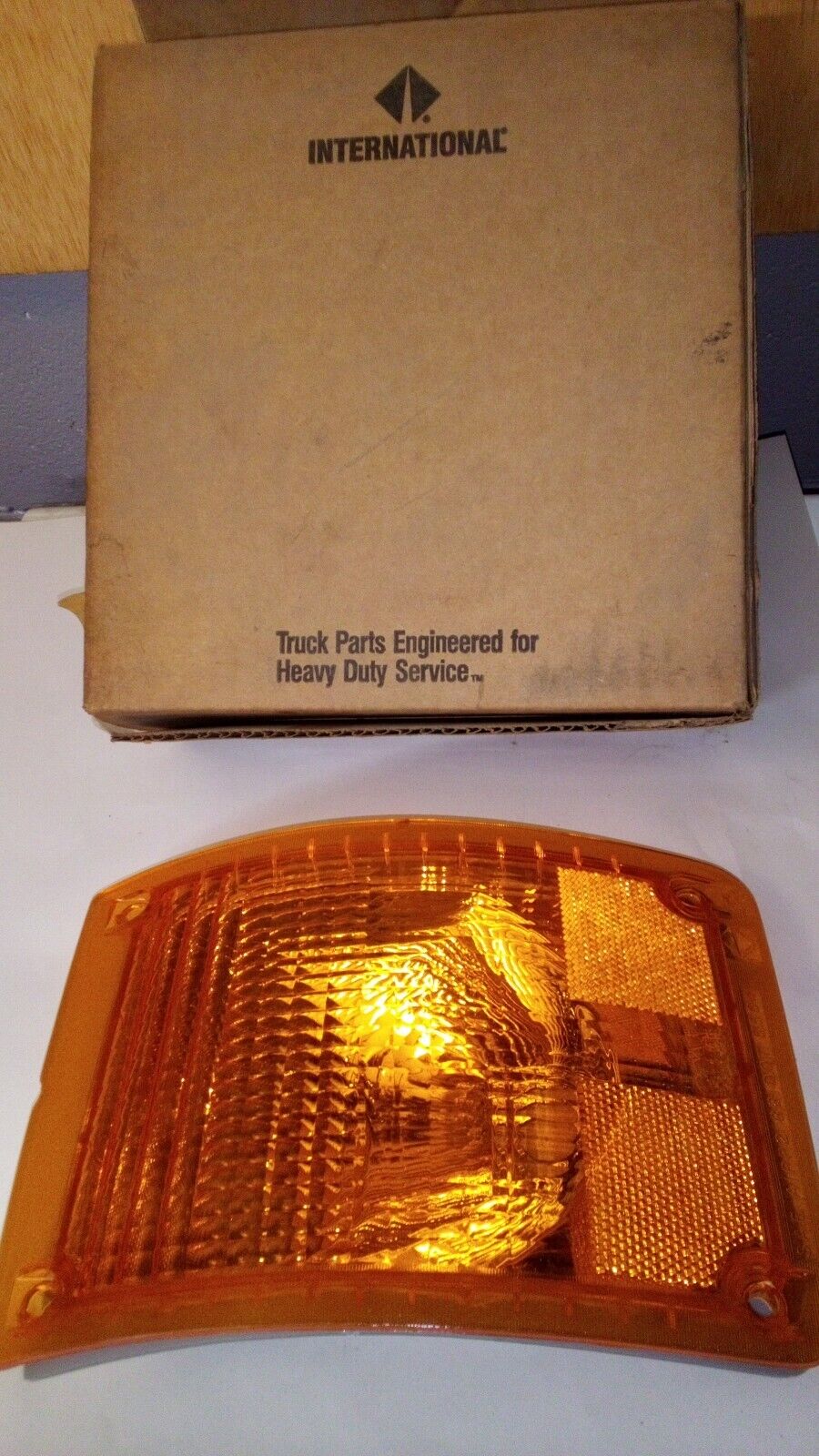 International 1661762C92 Front Turn Signal Lens, Right Side,