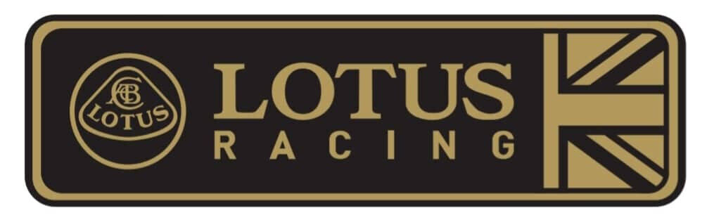 For Lotus Racing sticker vinyl waterproof decal Gold-small