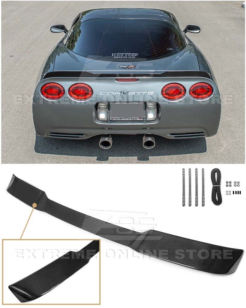 For 97-04 Corvette C5 | ZR1 Extended Style CARBON FLASH Rear Trunk Wing Spoiler
