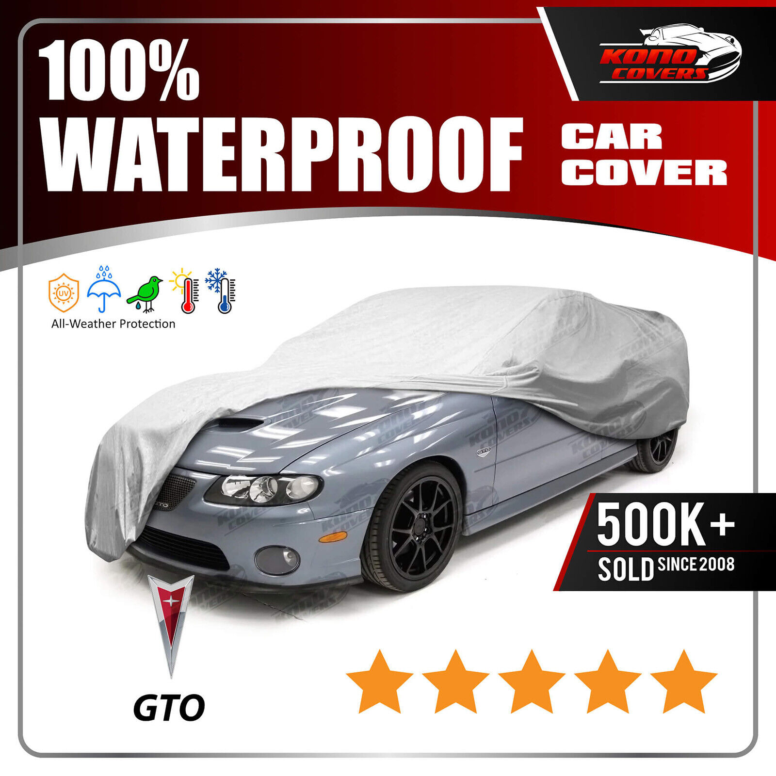 Pontiac Gto Coupe 6 Layer Waterproof Car Cover 2004 2005 2006