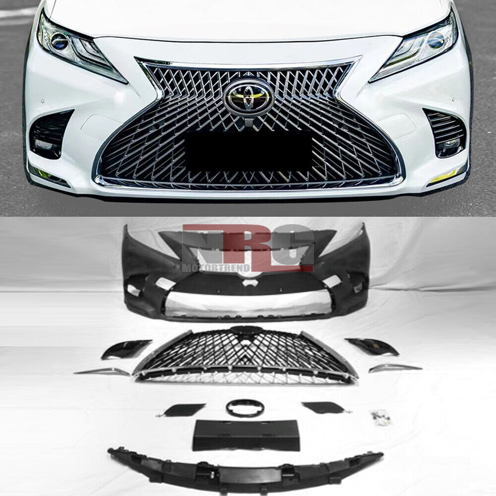 For 2018-2022 Toyota Camry conversion body kit to LS style front bumper 