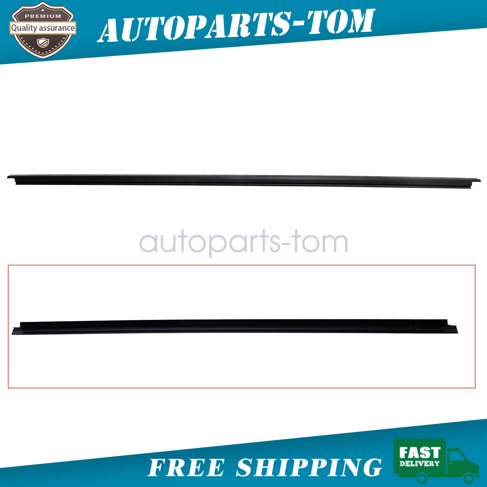 1PCS Tailgate Glass Belt Weather Strip For Toyota 4Runner 68292-35041 2010-20 US