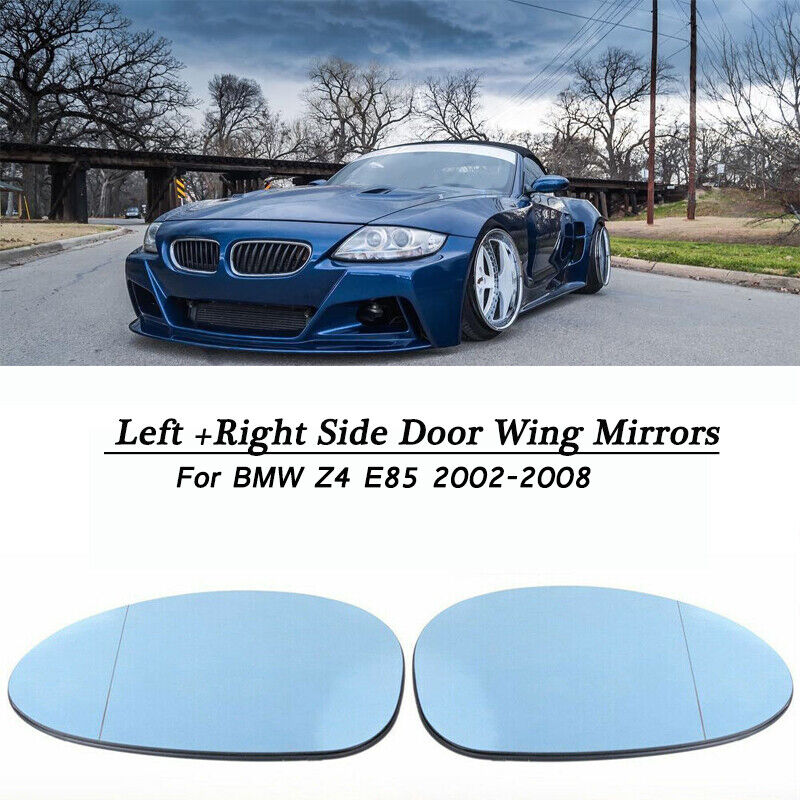 Pair Side Mirror Wing Mirror Heated Glass For BMW Z4 E85 Z4 M Coupe 2002 – 2008