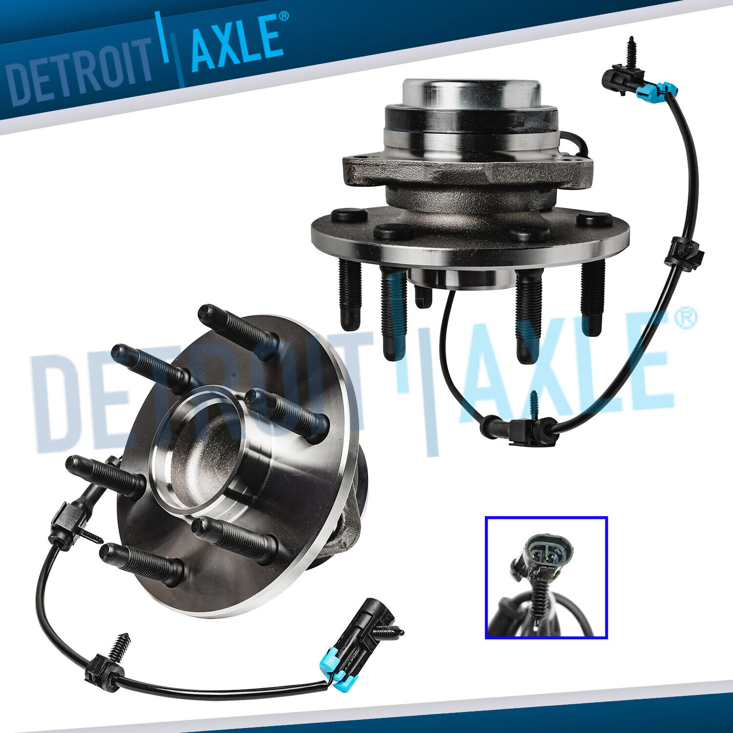 2WD Front Wheel Bearing and Hubs for Chevy GMC Suburban Yukon XL 1500 Avalanche
