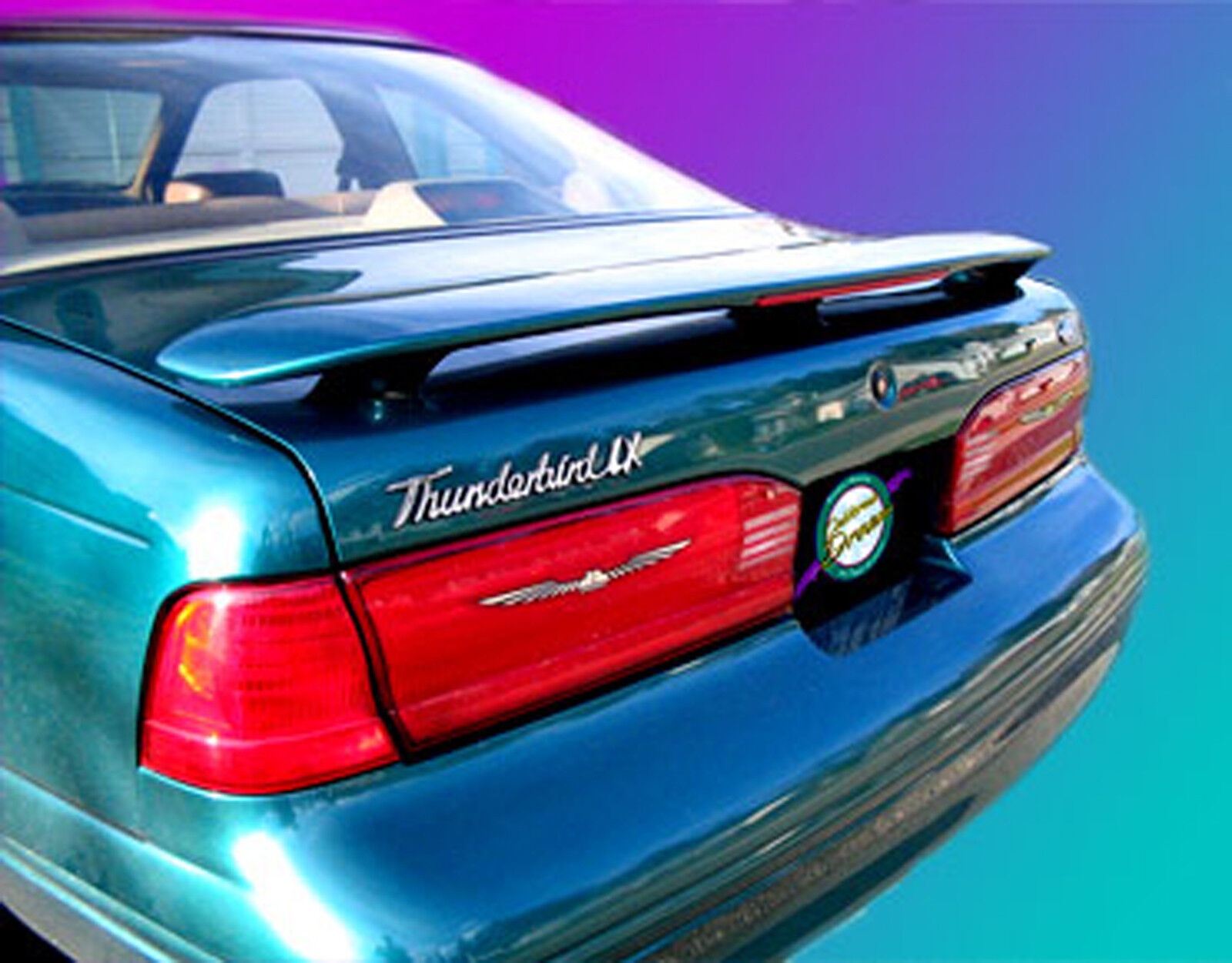 UNPAINTED FORD THUNDERBIRD CUSTOM STYLE SPOILER WITHOUT LED LIGHT 1987-1998