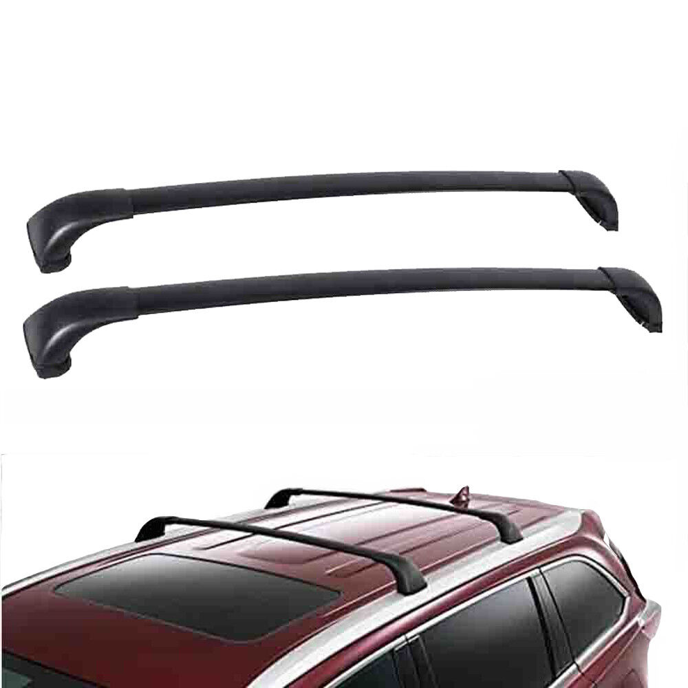 For 14-19 Toyota Highlander  OE Style Roof Rack Cross Bars Black Pair Set