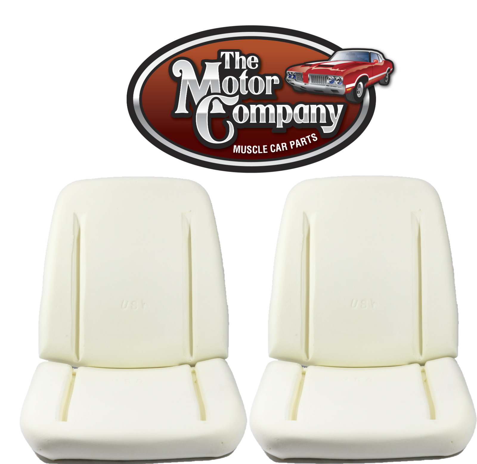 1966 1967 1968 GTO LeMans Tempest Bucket Seat Foam Bun Set Of 2 Made In The USA