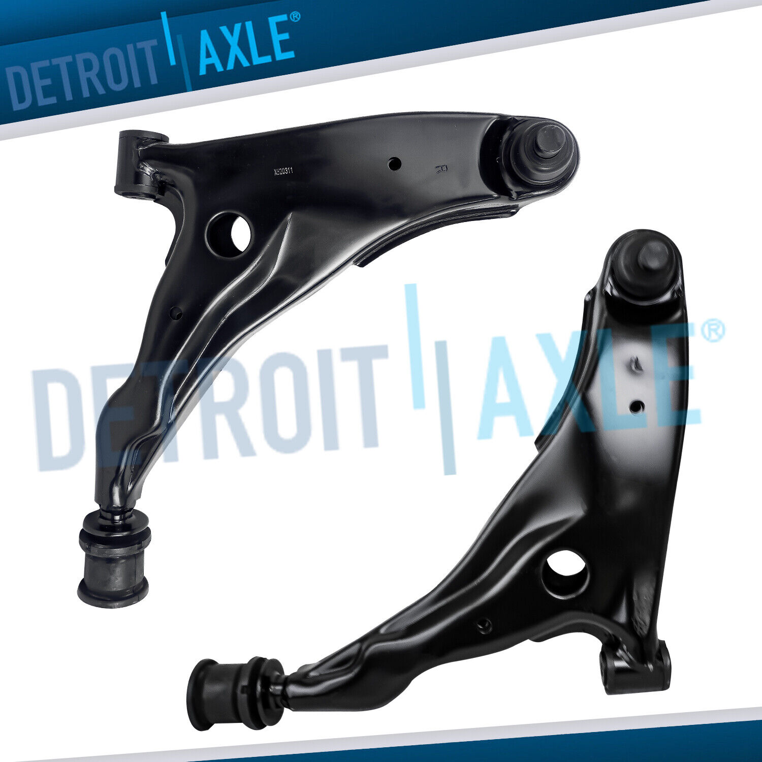 Front Lower Control Arm Pair for 2000 Mitsubishi Eclipse 2.4L - Galant 2.4L
