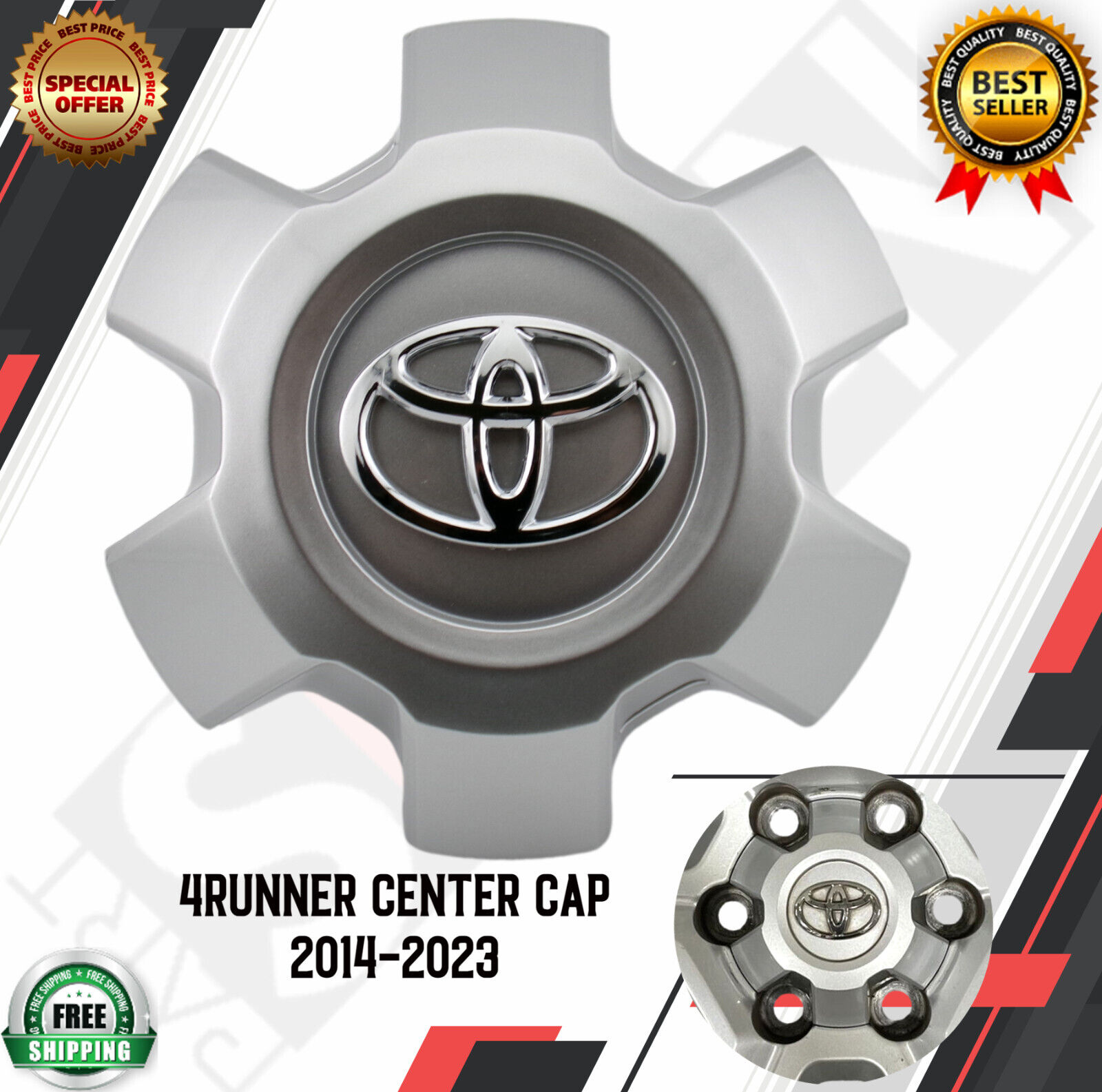 🔥🔥🔥🔥Toyota 4Runner Center Cap Hub Wheel Cover 2014-2023 4260B-35070