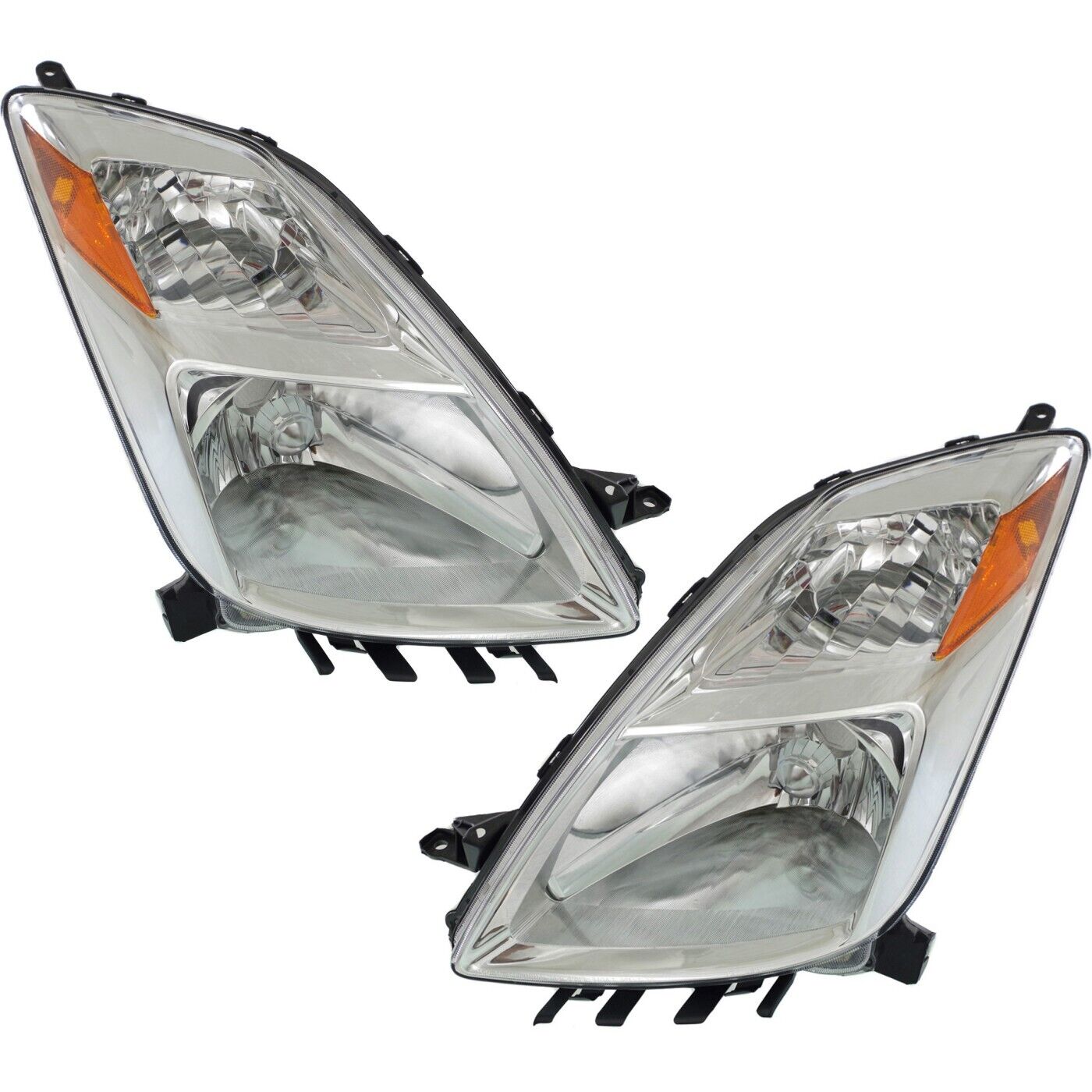 Headlight Set For 2004-2006 Toyota Prius Left and Right Pair Halogen