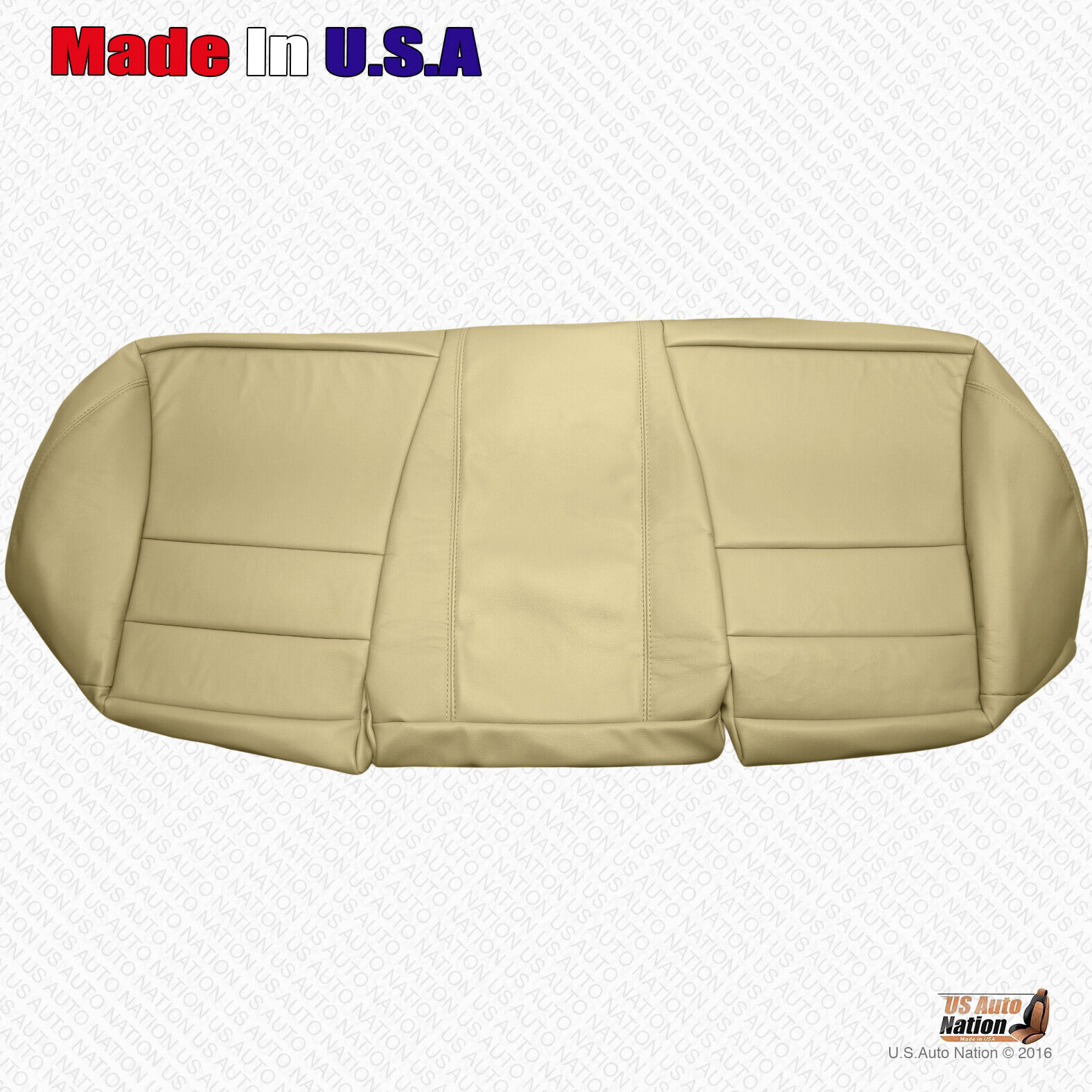 2008 TO 2012 For Honda Accord REAR Bench Bottom Leather Replacement Cover Tan