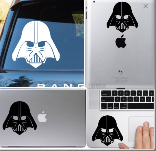 Star Wars Darth Vader inspired Decal Vinyl Car Window Sticker ANY SIZE