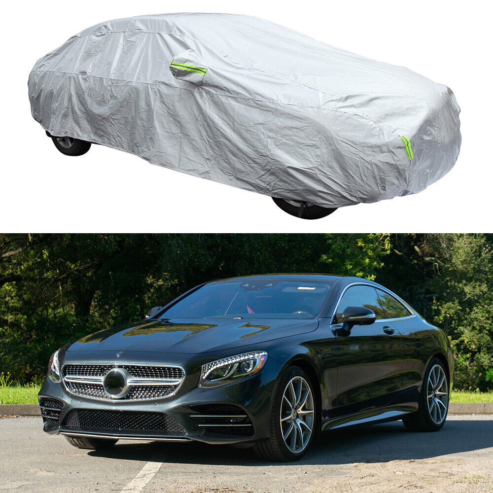 For Mercedes-Benz S430 S550 S560 S600 6-Layer Sedan Outdoor Car Cover Waterproof