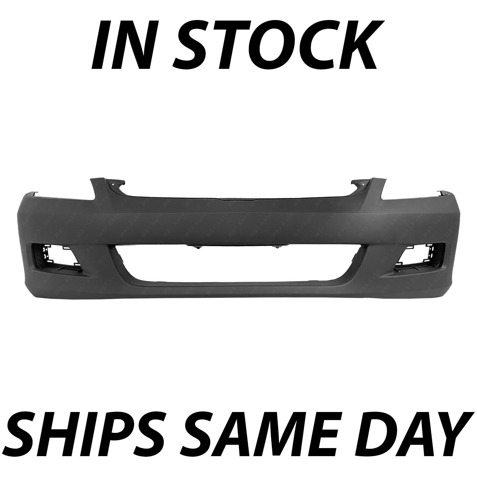 NEW Primered - Front Bumper Cover Replacement for 2006 2007 Honda Accord Sedan
