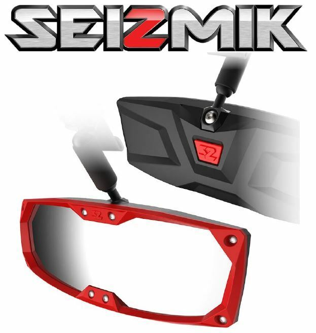Red Seizmik Halo-R Rear View Mirror for 2019-2023 Honda Talon 1000X / 1000R