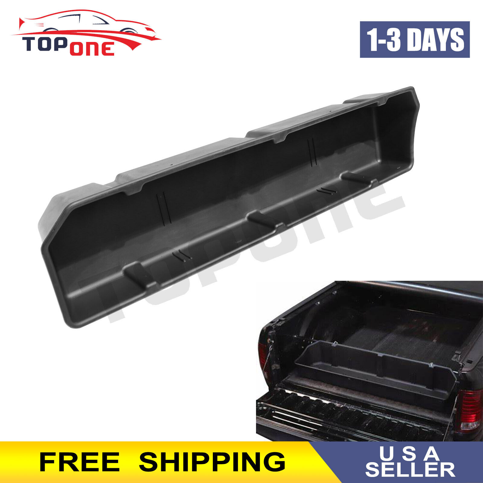 For Ford Chevy GMC Dodge Ram Toyota Full Size Truck Bed Storage Cargo Organizer