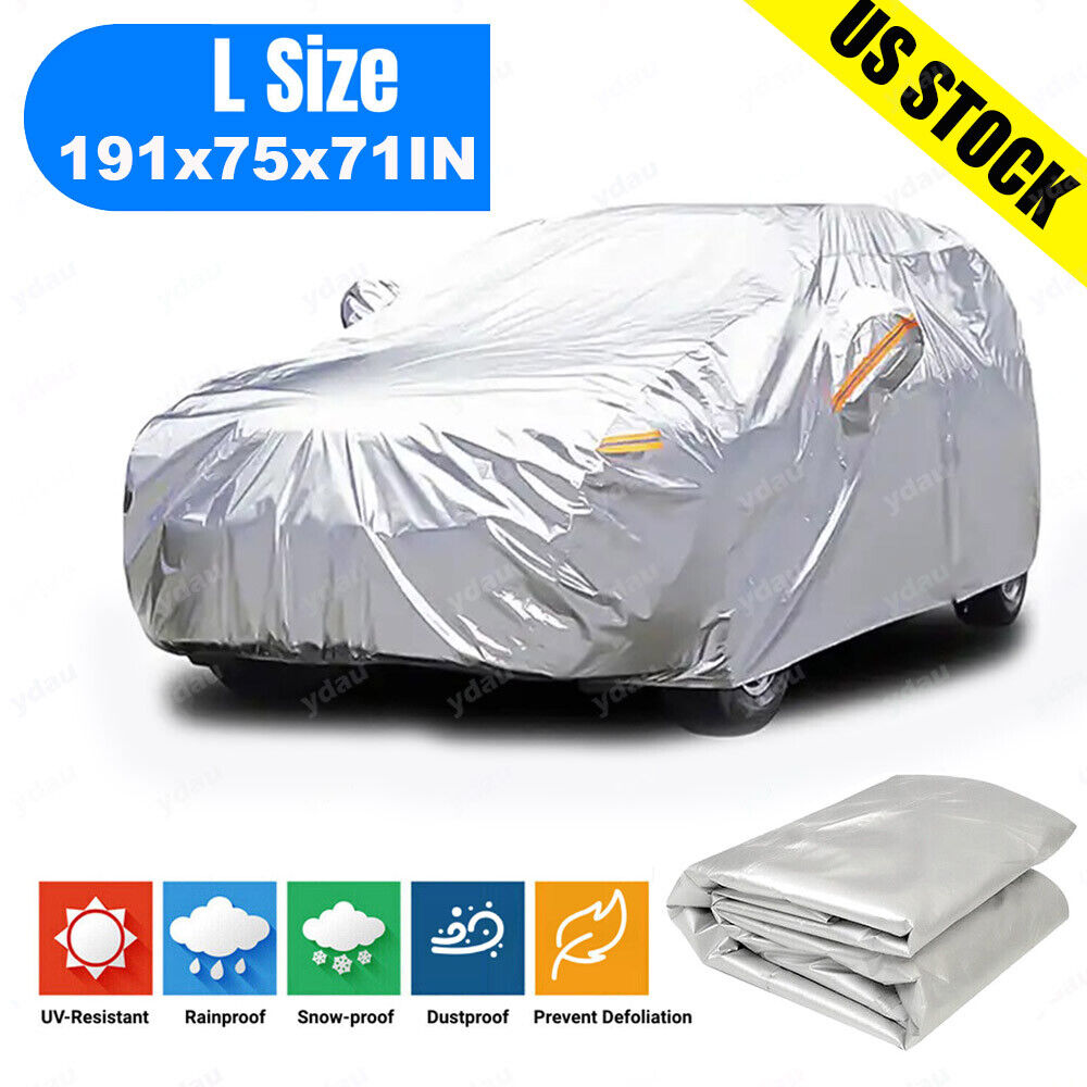 Large Full Car SUV Cover Dust All Weather Protection For Toyota RAV4 FJ Cruiser
