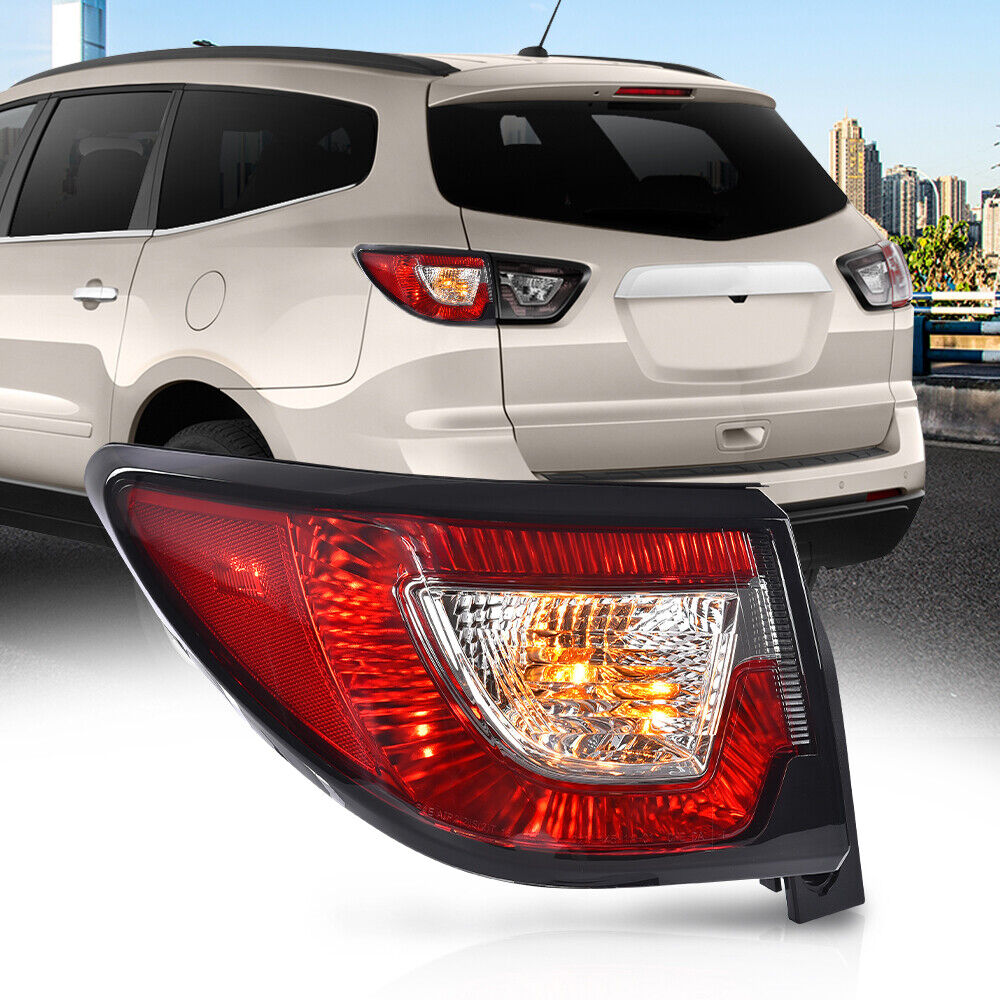 Driver Tail Lights Fit For 2013 2014-2017 Chevrolet Traverse Halogen Rear Lamps