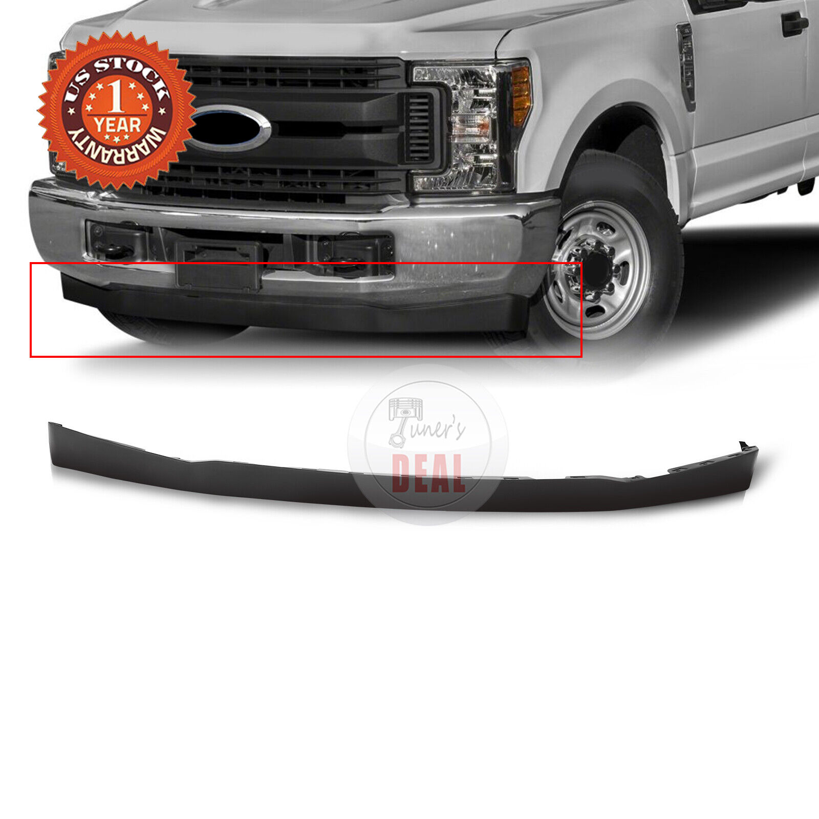 NEW Front Lower Valance For 2017-2019 Ford F-250 F-350 Super Duty 2-Wheel Drive