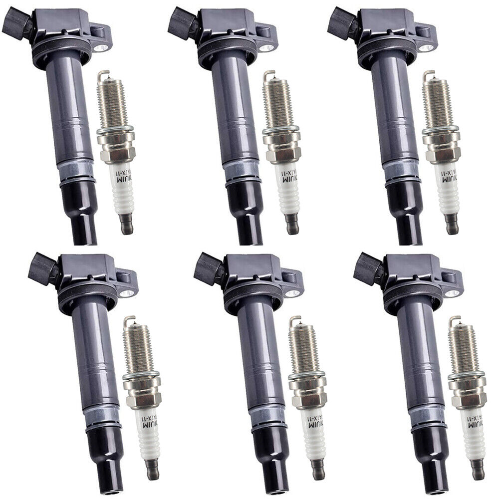 6X Ignition Coils + 6X Iridium Spark Plugs for 2005-2015 Toyota Tacoma 4.0 C1426