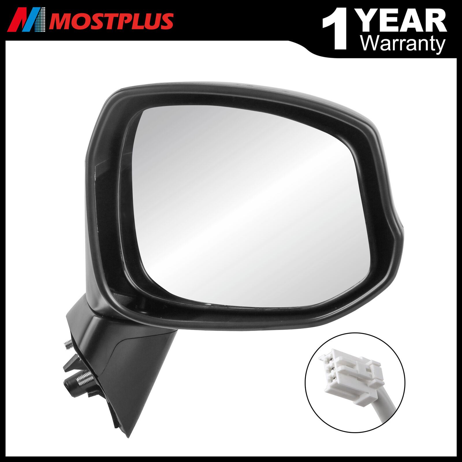 1PC Passenger Side Mirror Manual Fold For 2012-2014 Honda CIVIC 3pin HO1321261