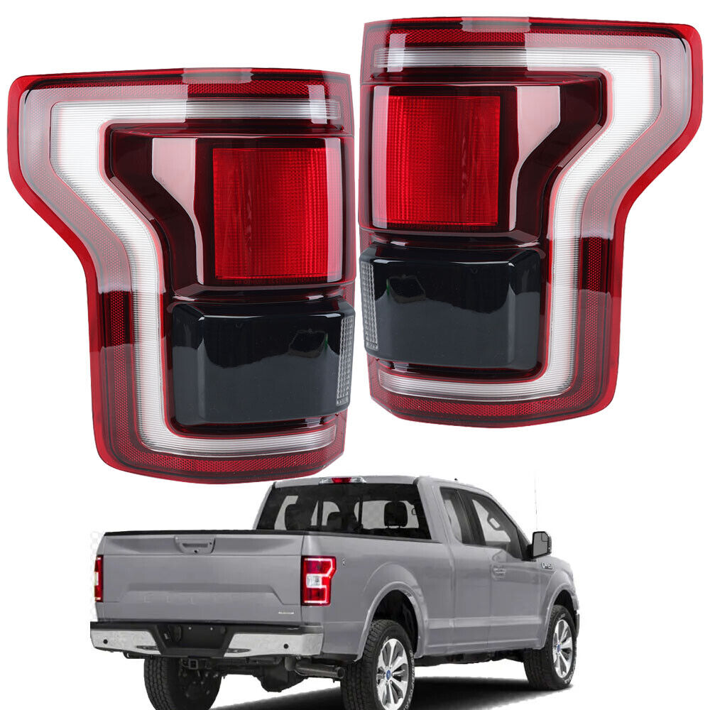 LED Tail Light Rear Lamp For Ford F150 2015-2019 (Halogen Upgrade Raptor Style)