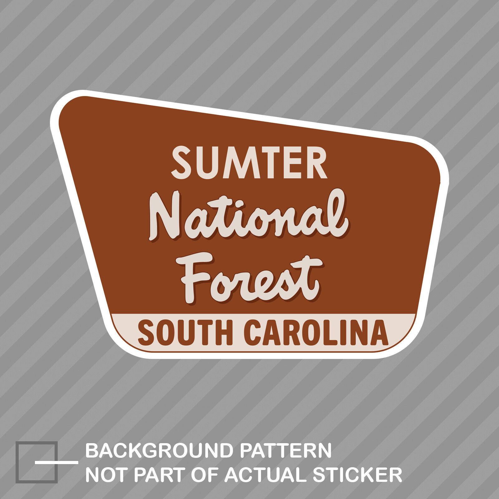 Sumter National Forest South Carolina sc Sticker south carolina sc explore hike