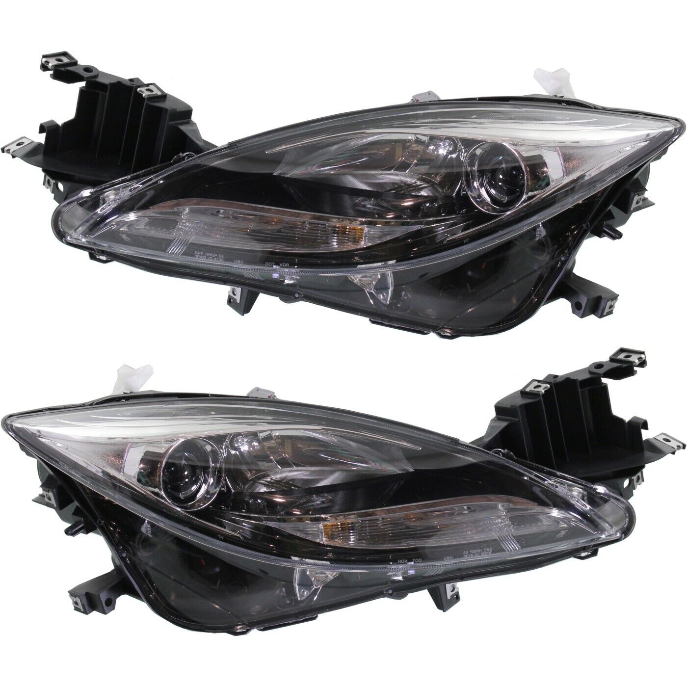 Headlight Set For 2012-2013 Mazda 6 S GT GS i Left and Right With Bulb 2Pc