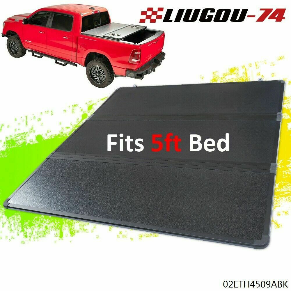 Fit For 15-21 Colorado/Canyon 5Ft Bed Tonneau Cover Hard Tri Fold W/Hardware USA