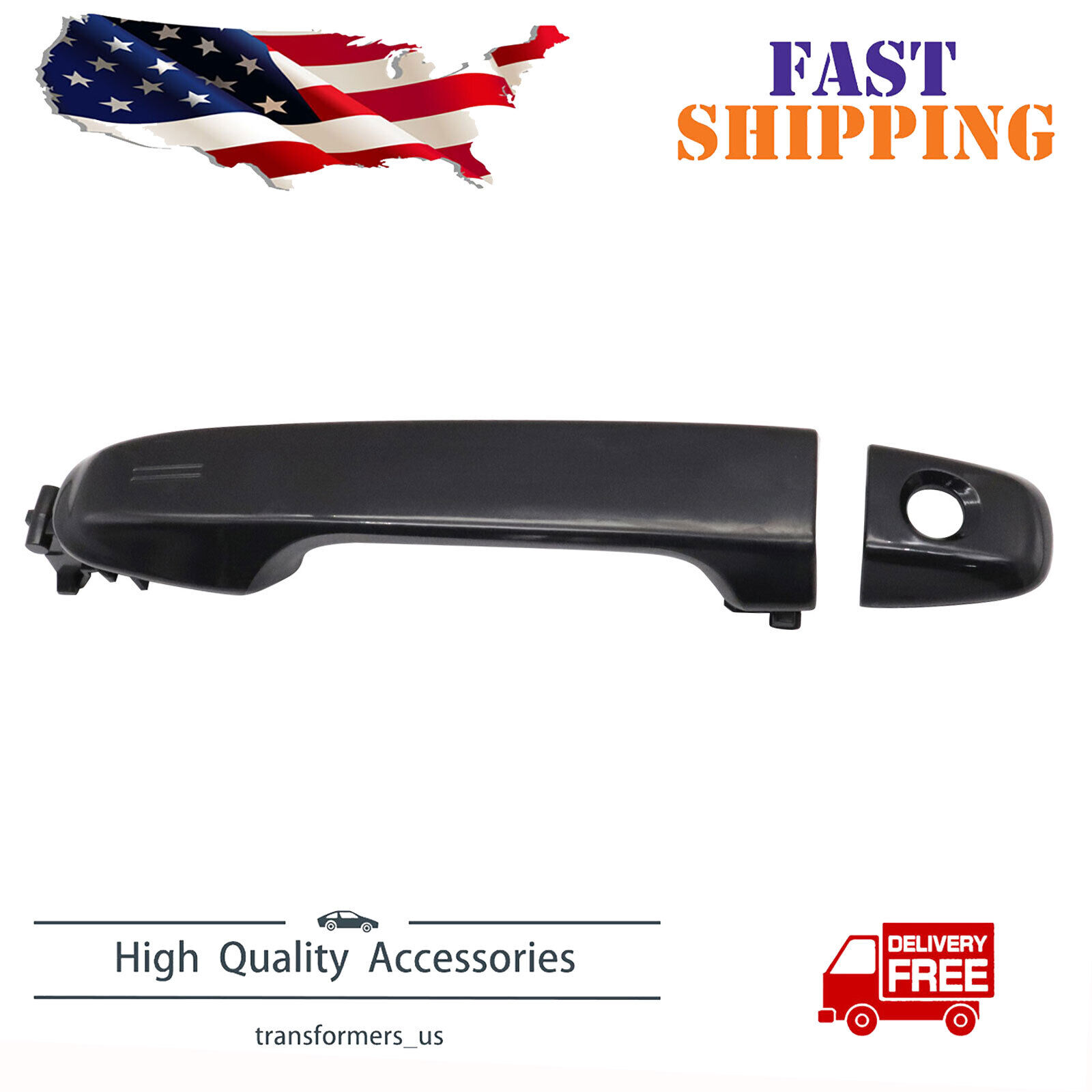 Front Exterior Outside Door Handle L/R Fit For 2012-2017 Toyota Camry Sedan