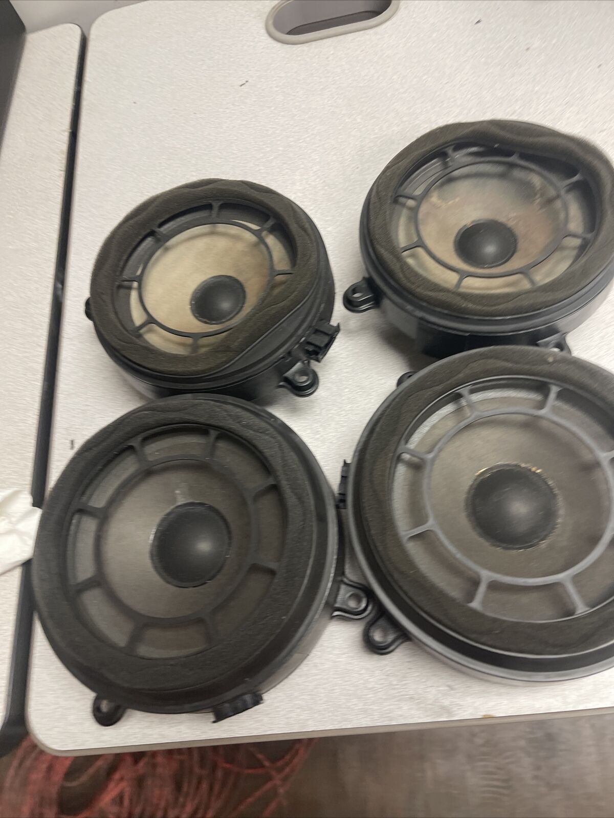 01-07 Mercedes W203 C280 C320 C350 Door Sound Speakers Set of 4 2038201102 OEM