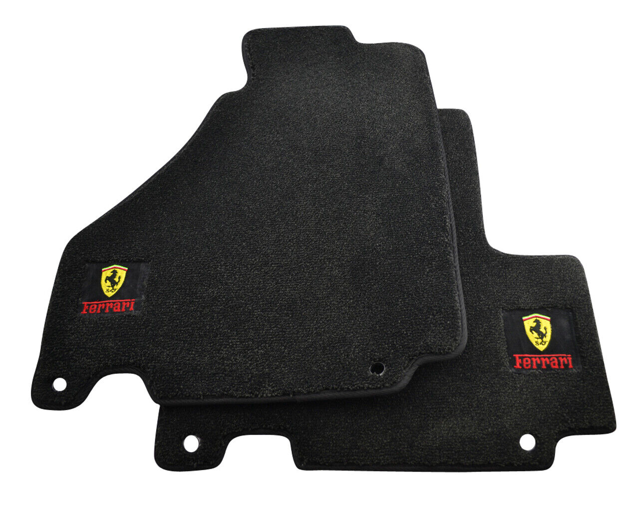 Floor Mats For Ferrari 575 M Maranello 2002-2006 Emblem Tailored Black Carpets