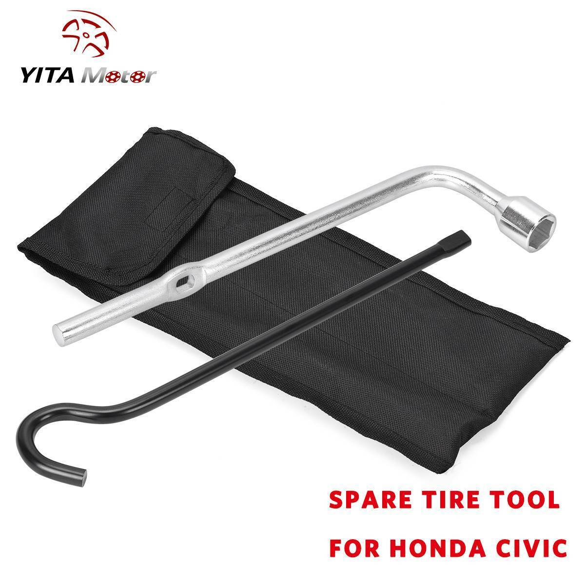 YITAMOTOR Replacement Jack Spare Tire Tool Set for Honda Accord Civic CR-V