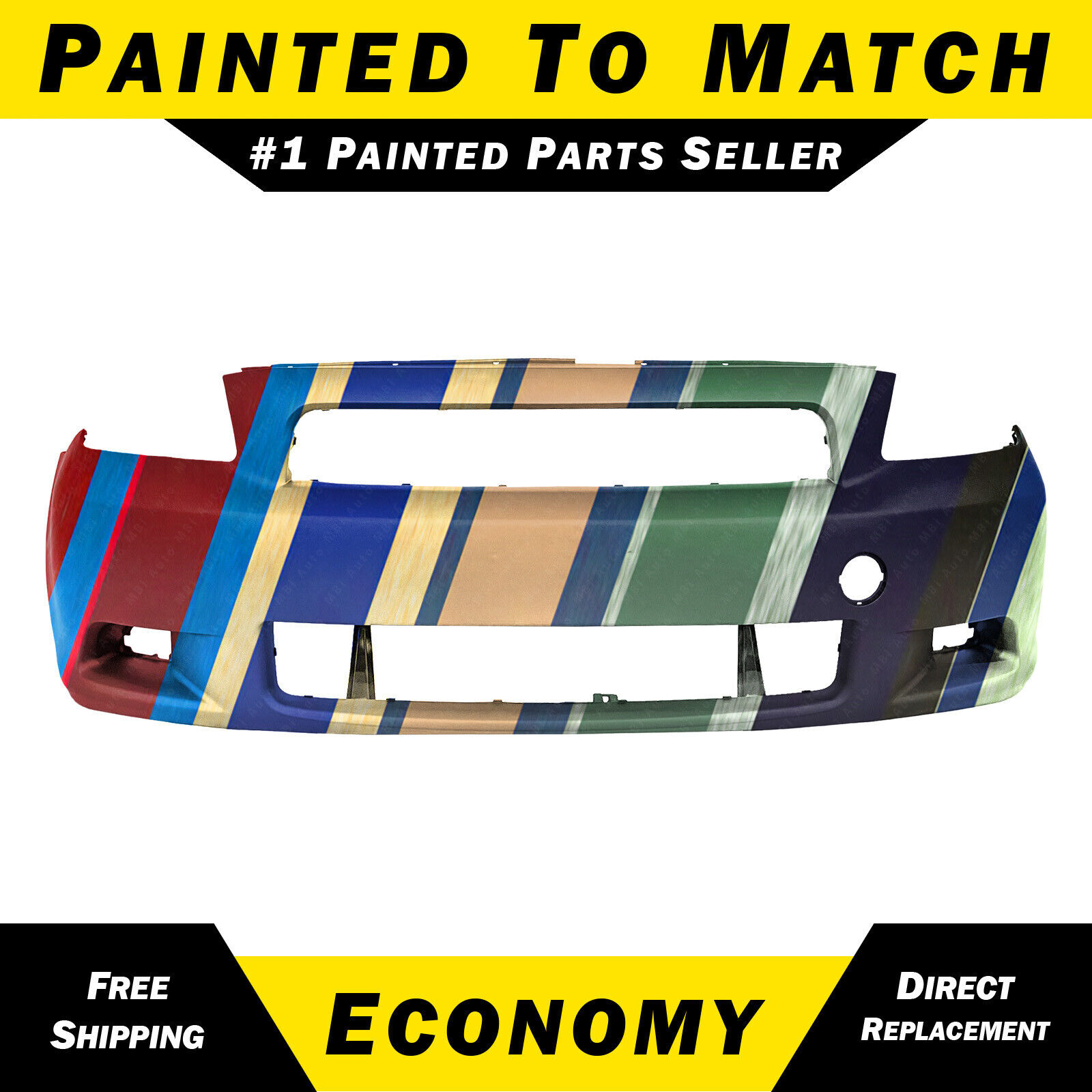 NEW Painted to Match - Front Bumper Cover Replacement for 2005-2010 Scion TC
