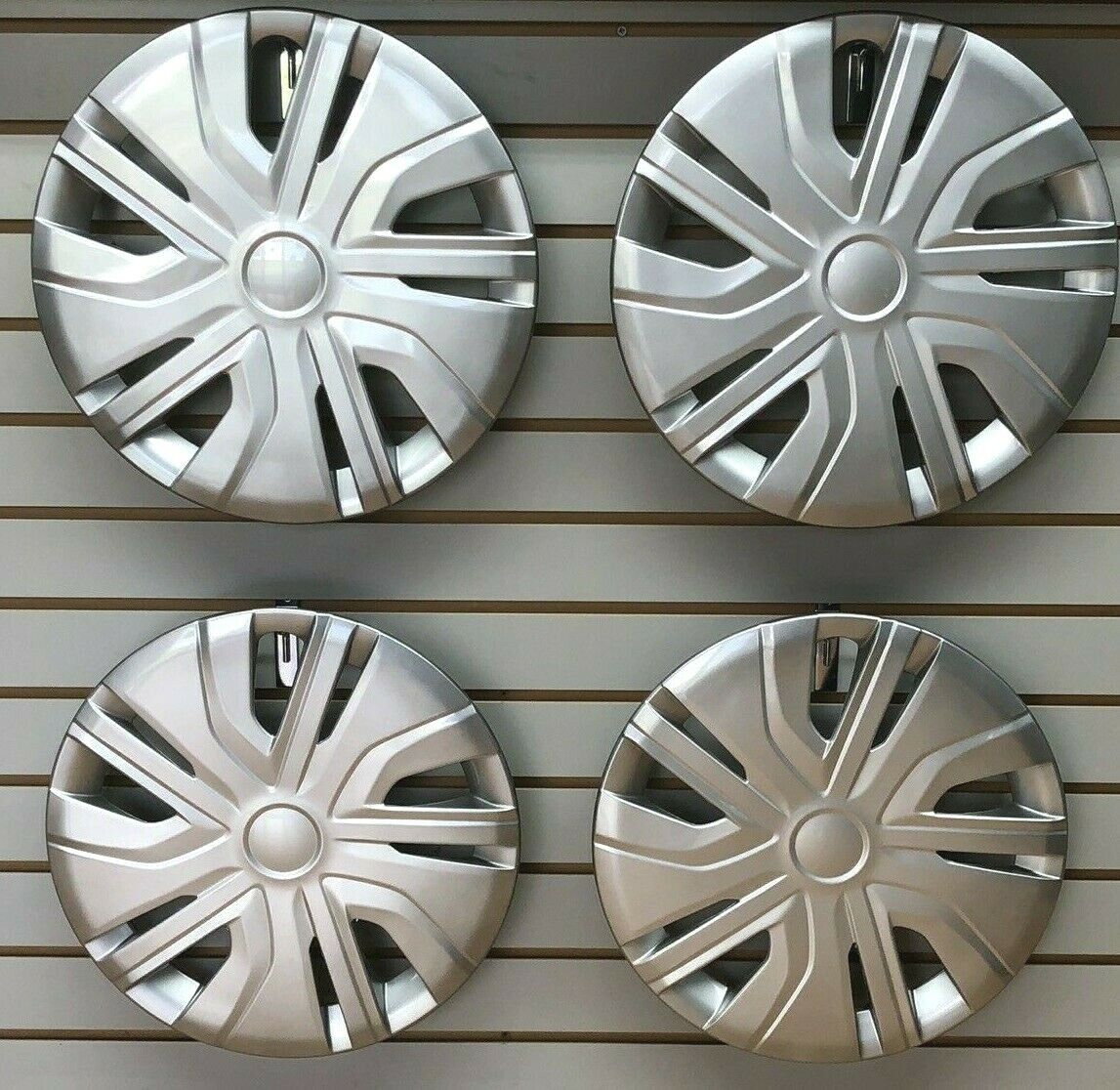 New 2017-2020 MITSUBISHI MIRAGE 14” Silver Hubcap Wheelcover SET