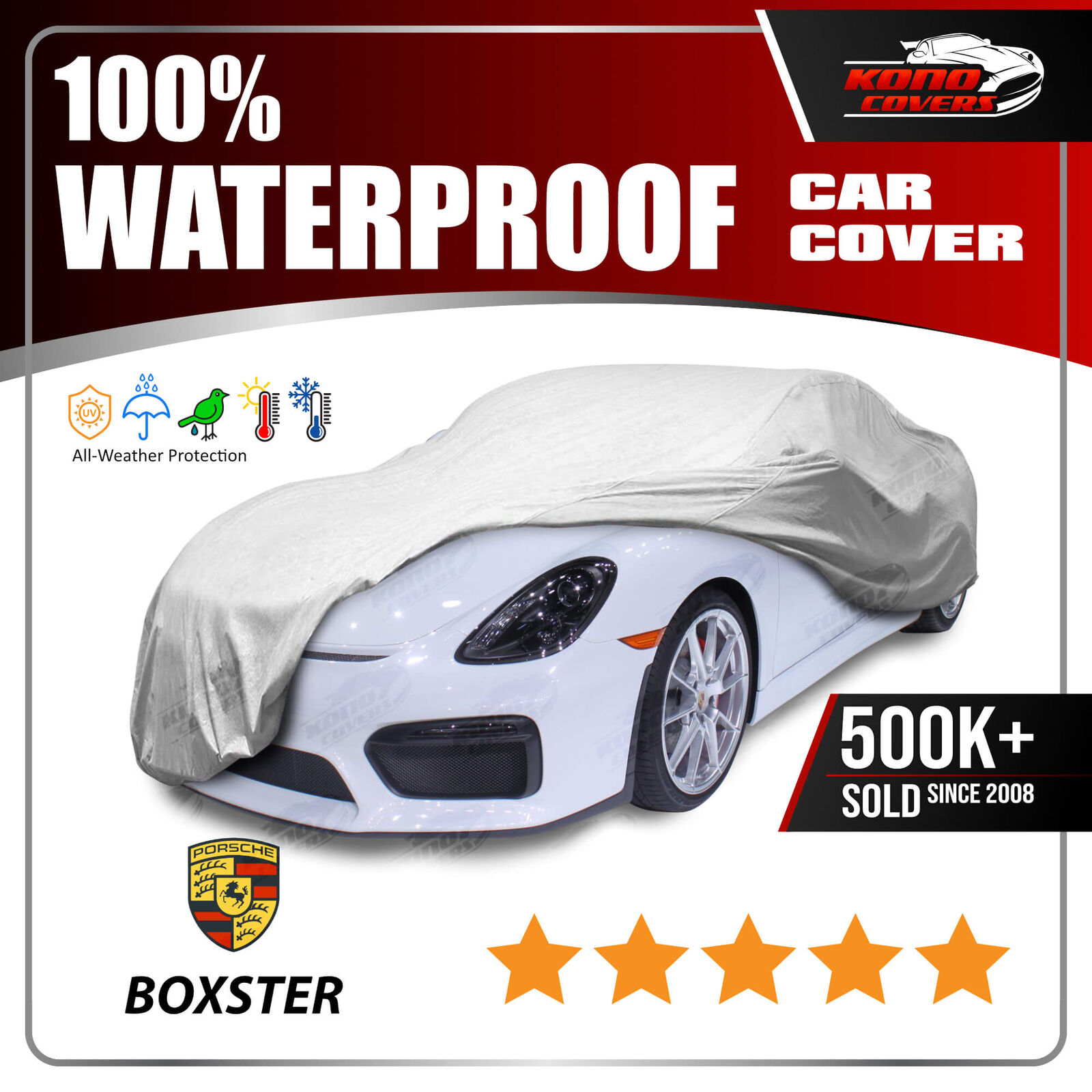 [PORSCHE BOXSTER CONVERTIBLE] CAR COVER - Ultimate Custom-Fit Weather Protection