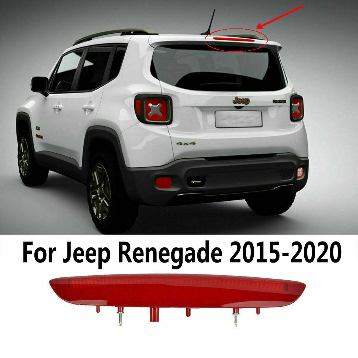 Rear third High mount stop light lamp For Jeep Renegade 2015-2020 68247167AA