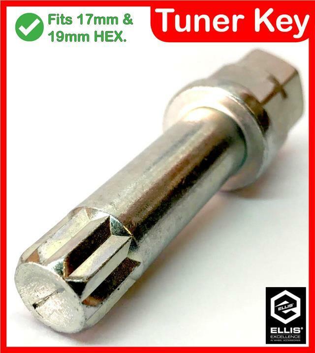 Tuner Key Alloy Wheel Bolt Nut Removal. 10 Point Star Drive Tool. Lotus Exige
