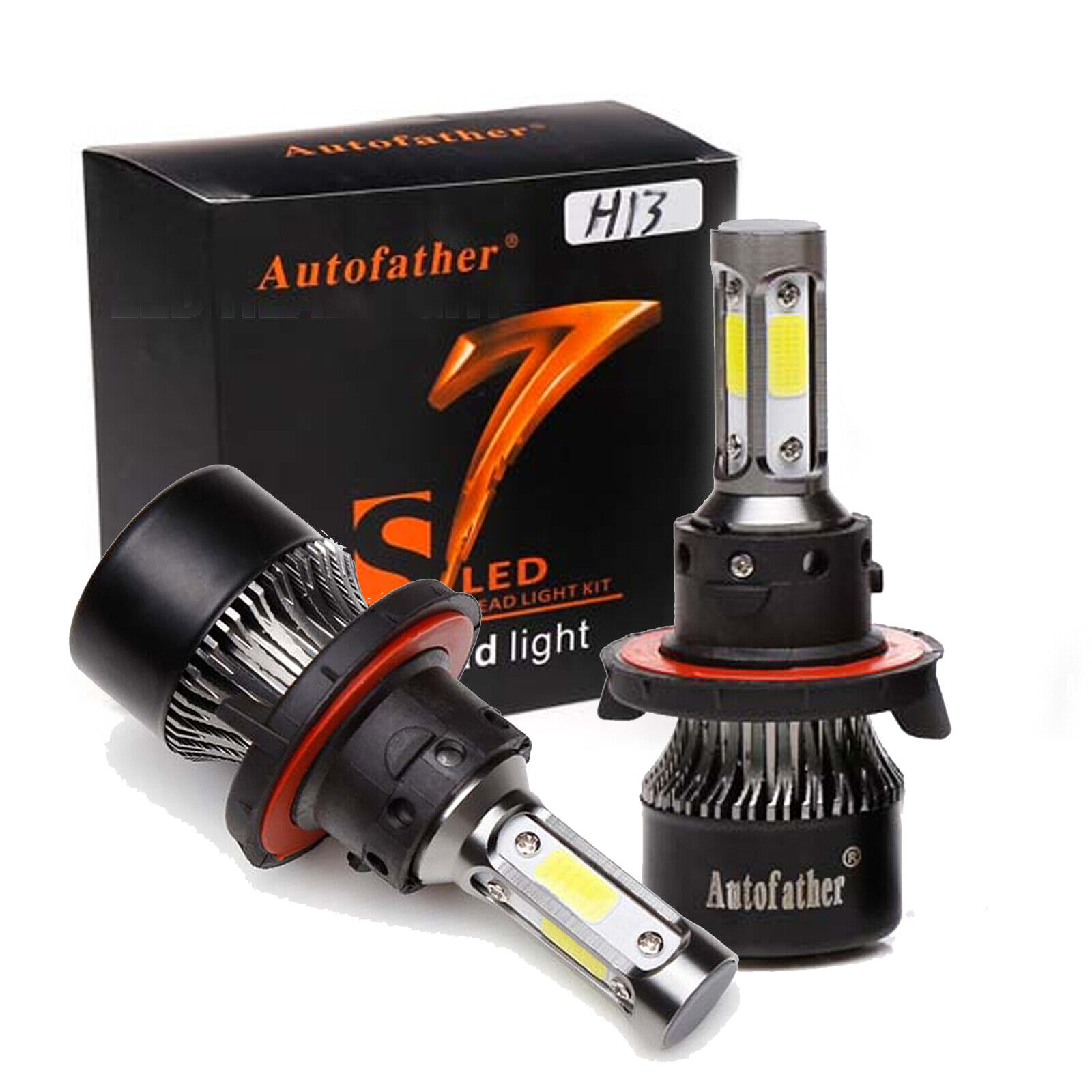 For Ford F150 03-2014 F-250 F-350 Super Duty 05-2018 H13 LED Headlight Bulbs Kit