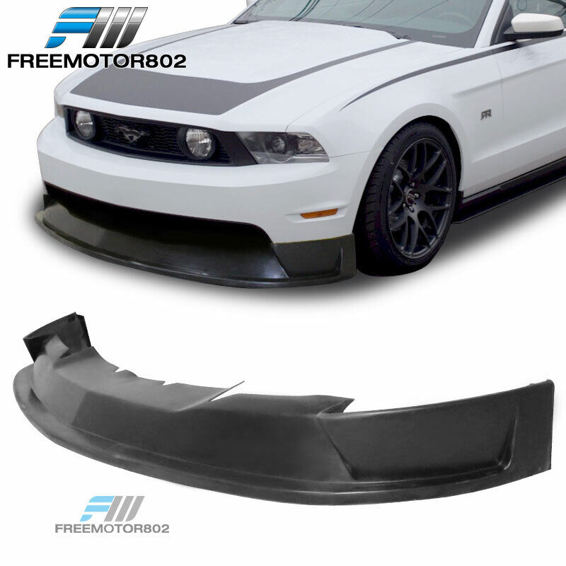 Fits 10-12 Ford Mustang GT ST Style Front Bumper Lip Spoiler Bodykit
