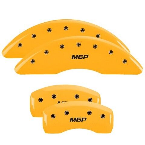 MGP Caliper Covers Set of 4 Yellow finish Black MGP