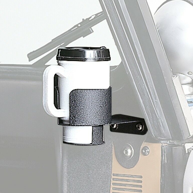 Drink Cup Can Holder Windshield Mount For Jeep Wrangler Cj Yj 1976-1995 13306.01