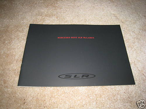 2004 2005 Mercedes-Benz SLR McLaren sales brochure dealer catalog literature