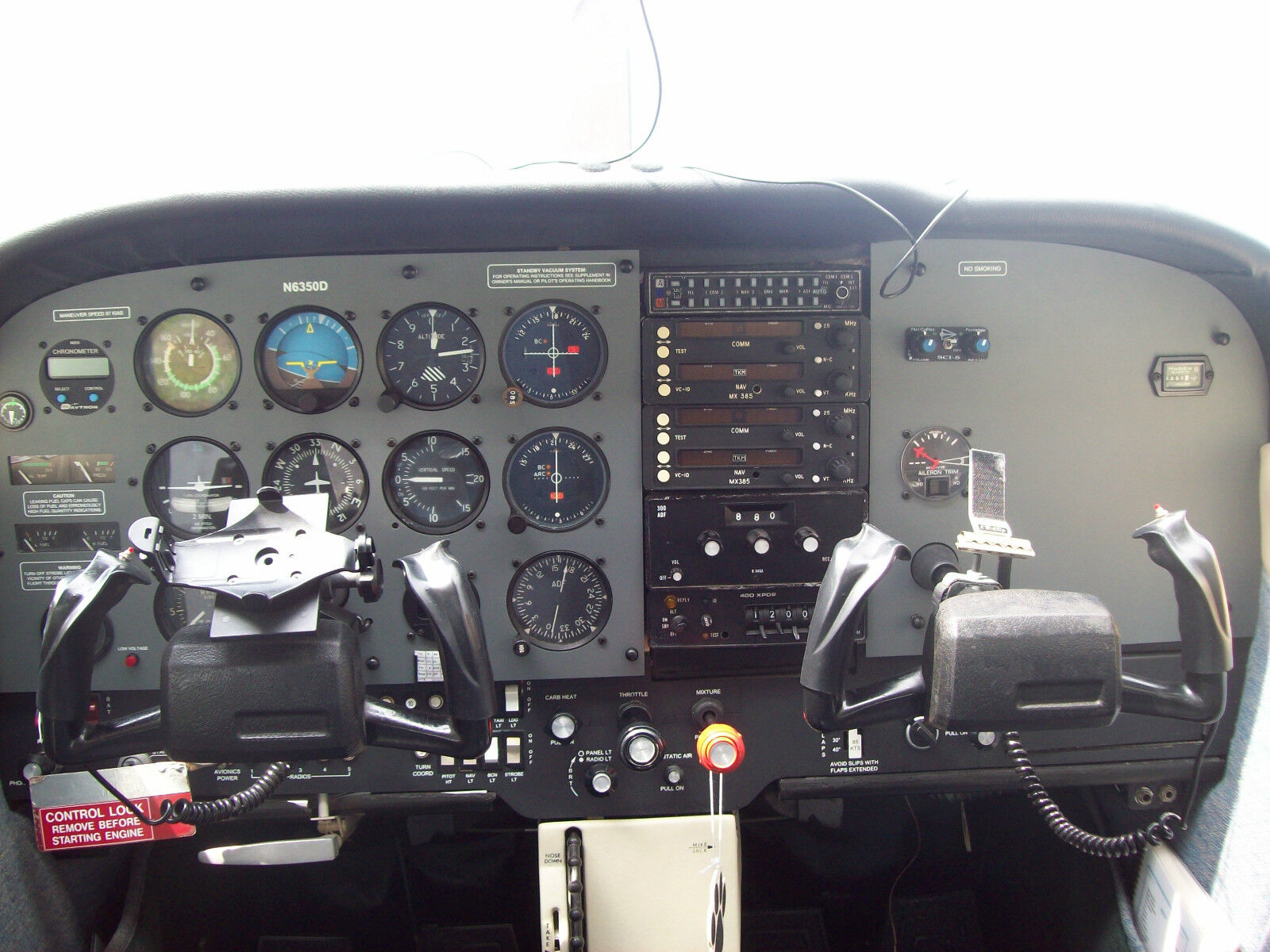 Cessna 172 upper panel (custom, designs fit 1971 to 1986 models)