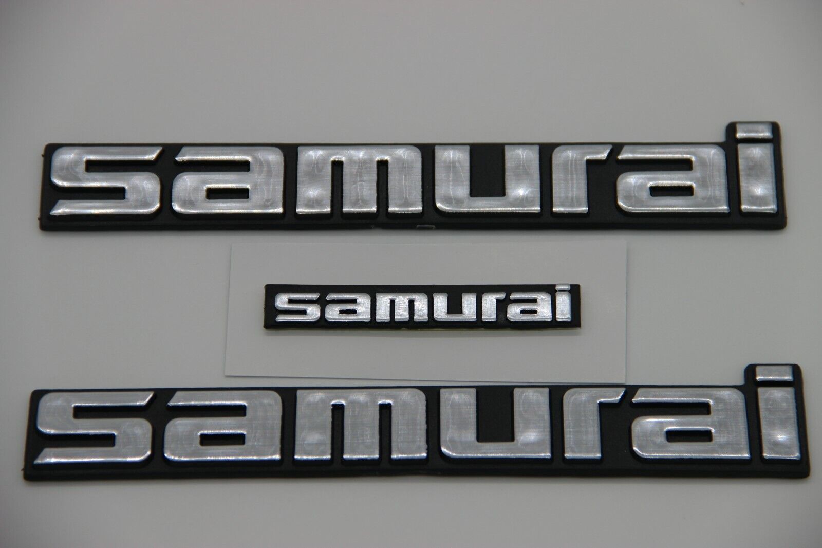 Fits Suzuki Samurai Side and Dash Emblem Badge Logo Set (3 Piece) 